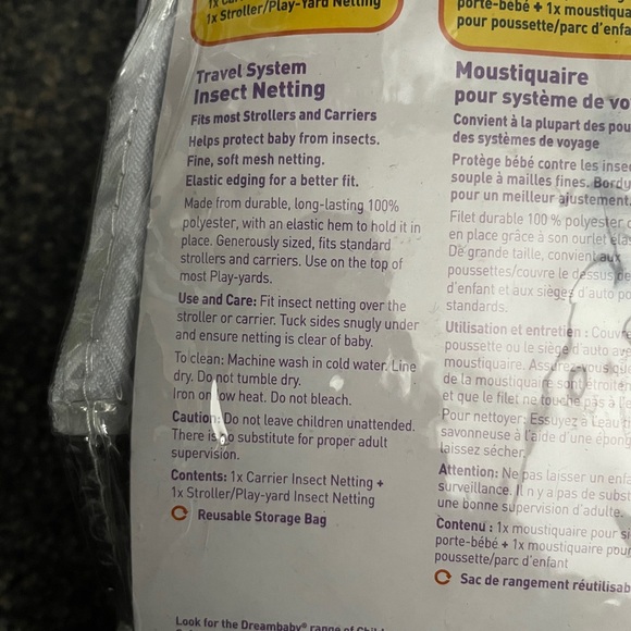 Baby Travel System Insect Netting Set of 2 - Picture 10 of 11